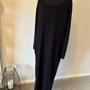 Spiegel Black Long Sleeve Maxi Dress